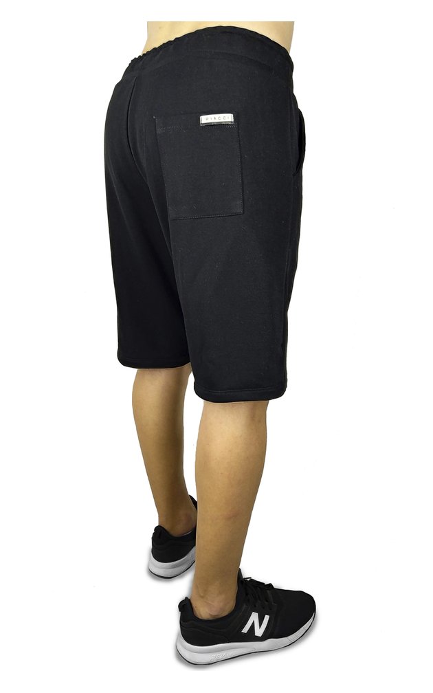 5201 bermuda moletom riacci liso preto 04