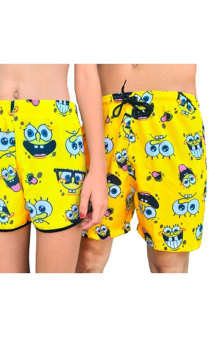 kit casal moda praia riacci bob esponja 1080 1080 cor