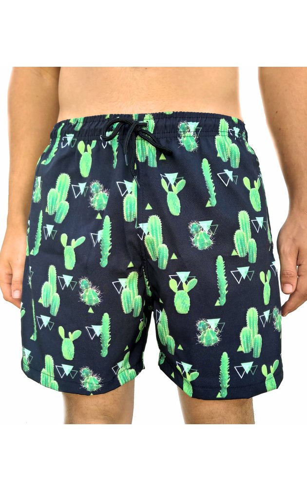 short praia masculino cactos riacci