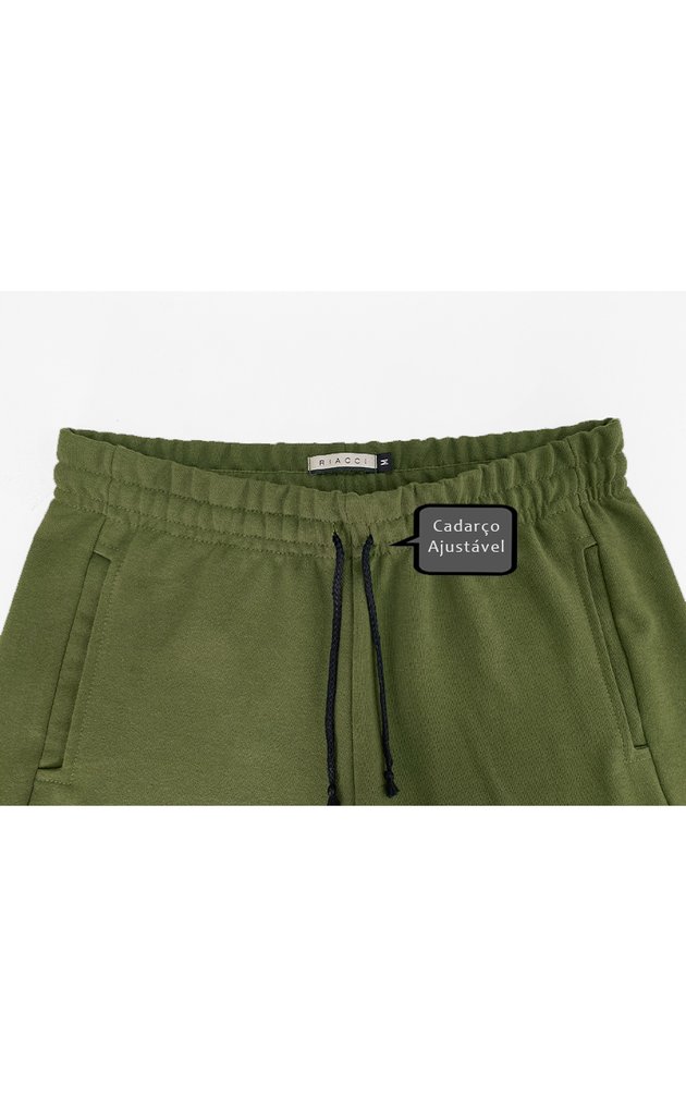 5235ve bermuda moletom masculino verde militar riacci 02