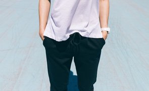 calça masculina preta
