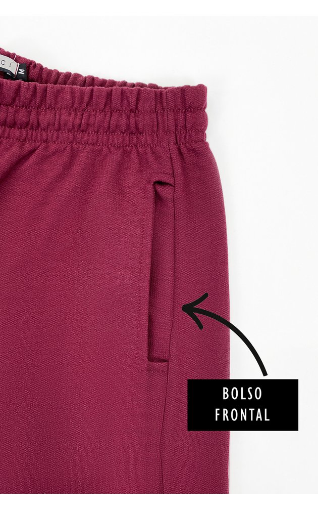 5235bo bermuda de moletom masculina academia treino shorts riacci bordo 05