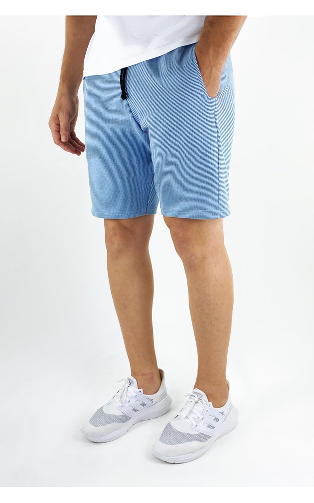 5235al bermuda de moletom masculina academia treino shorts riacci azul listrado 01