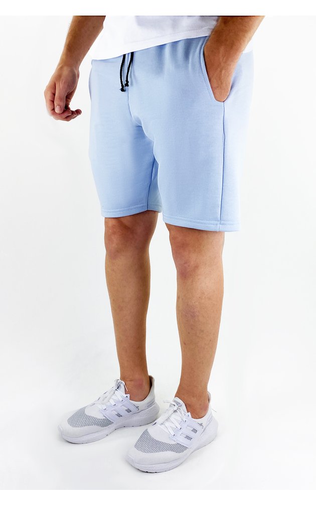 5235ab bermuda de moletom masculina academia treino shorts riacci azul bebe 01