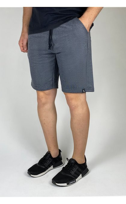 bermuda de moletom premium masculino academia casual riacci chumbo