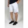 bermuda de moletom premium masculino academia casual riacci branco