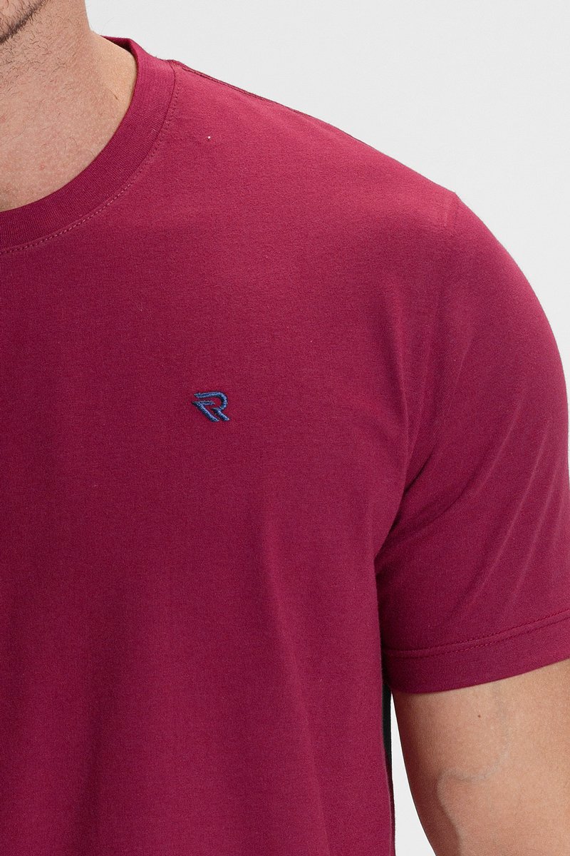 camiseta premium masculino algodao verao riacci bordo