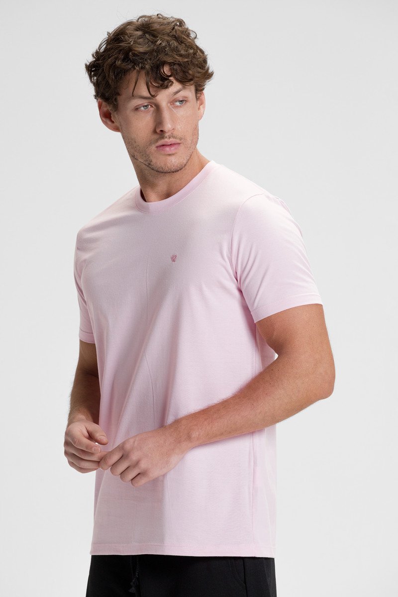 camiseta premium masculino algodao verao riacci rosa claro3