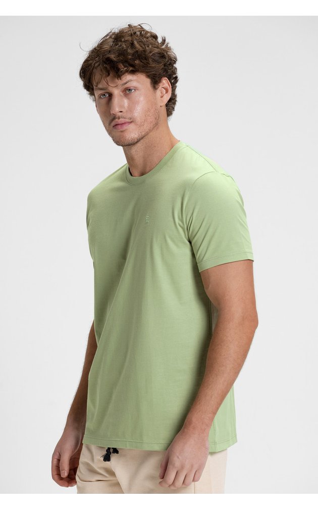 camiseta premium masculino algodao verao riacci verde claro3