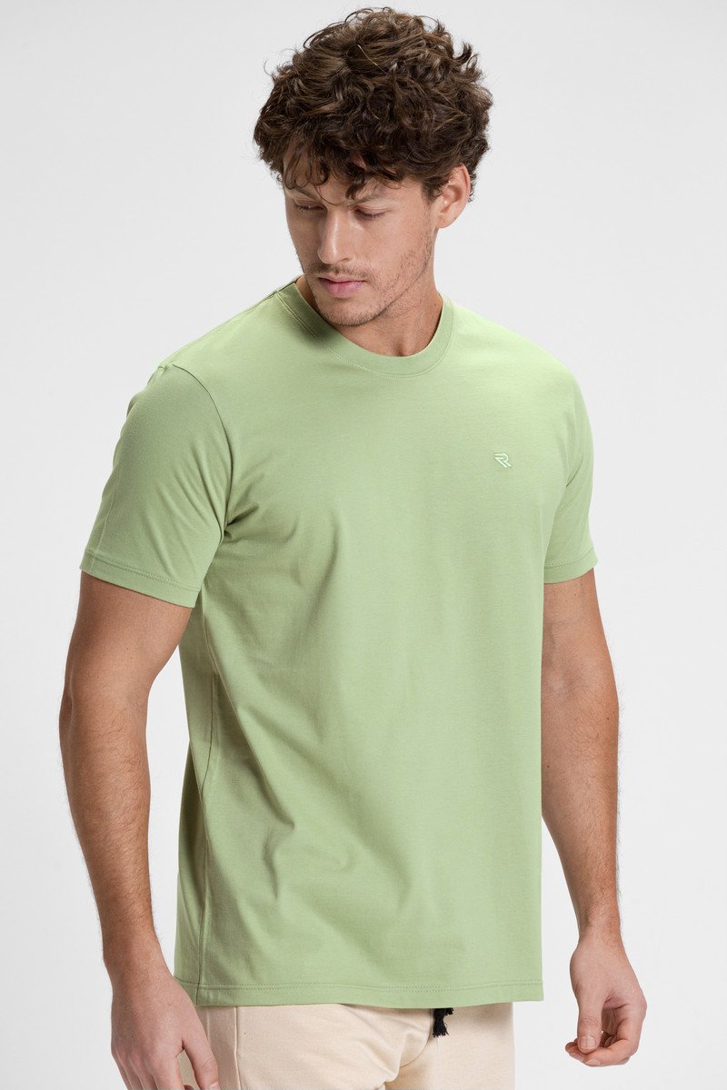camiseta premium masculino algodao verao riacci verde claro5