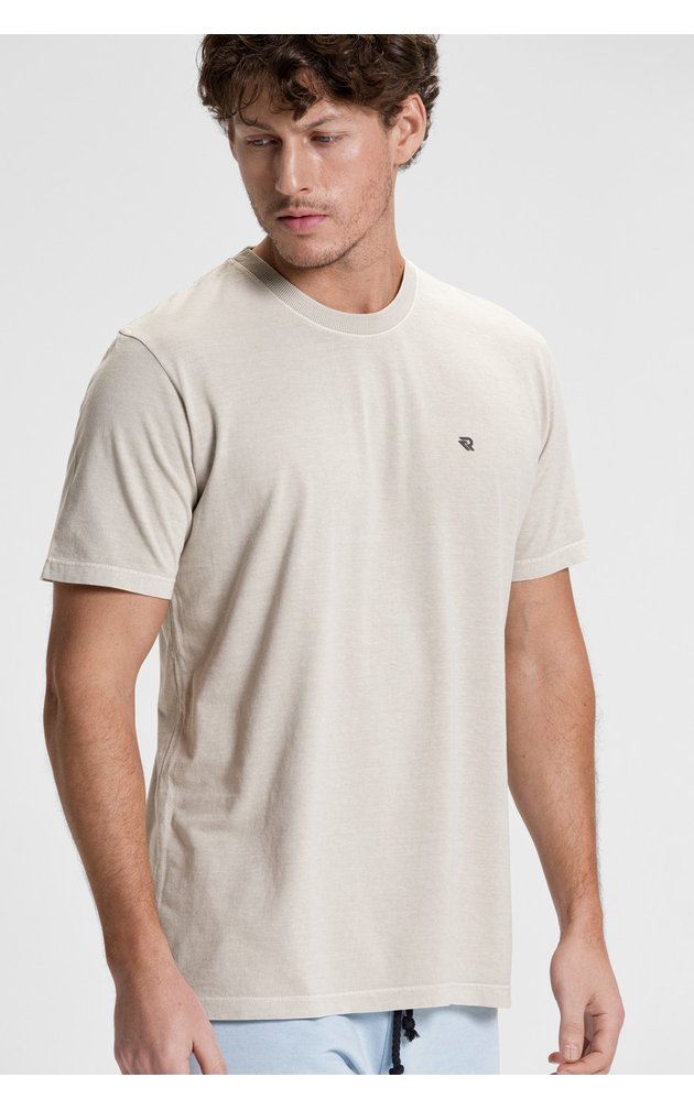 camiseta premium masculino estonado algodao verao riacci areia4