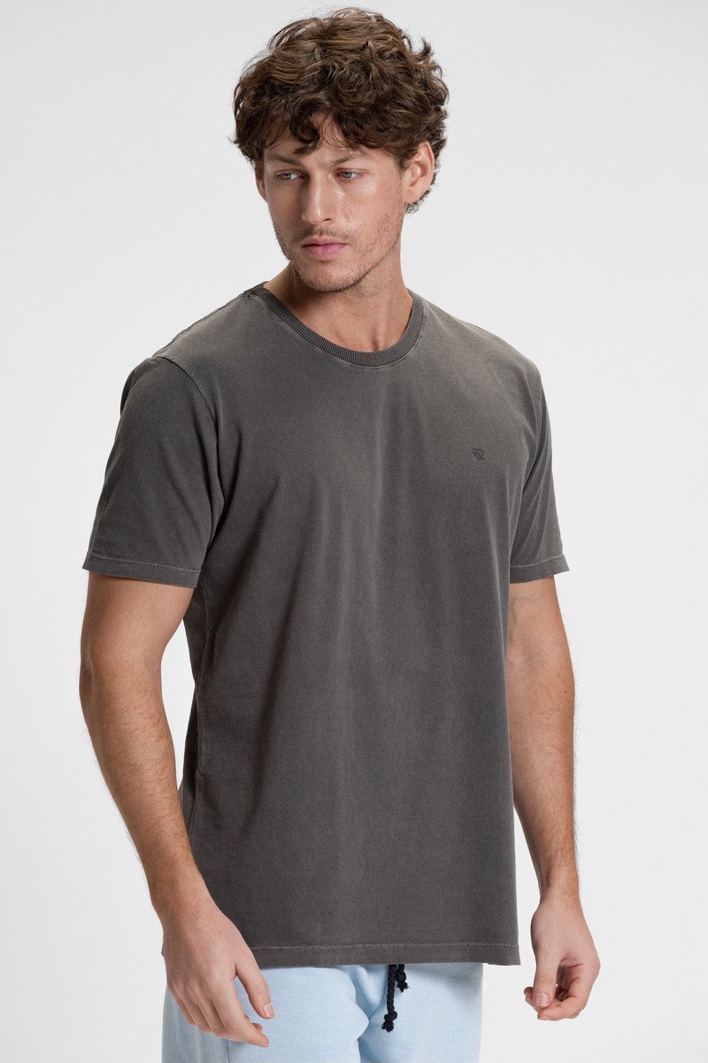 camiseta premium masculino estonado algodao verao riacci chumbo4