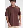 camiseta oversized masculina basica premium 100 algodao streetwear riacci marrom2