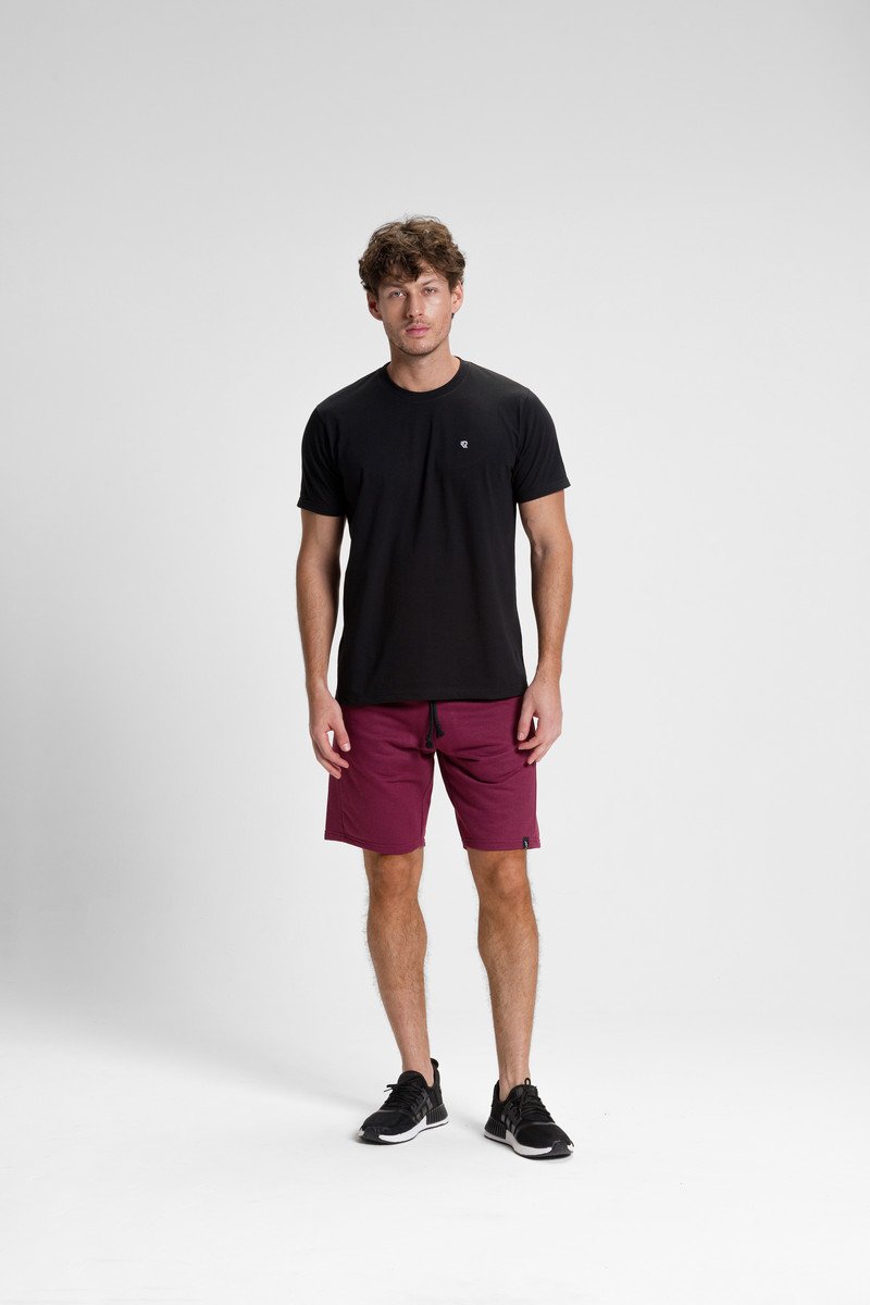 5271 bermuda premium moletom masculino casual riacci bordo