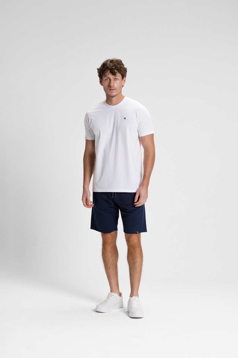 5271 bermuda premium moletom masculino casual riacci marinho