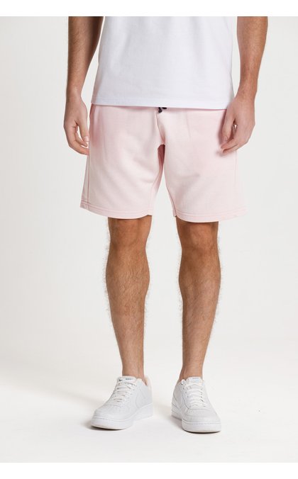 5235 bermuda moletom masculina verao algodao riacci academia rosa claro2