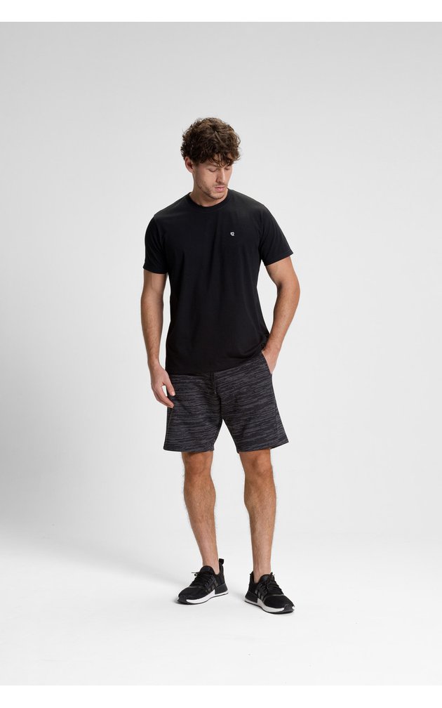 5235 bermuda moletom masculina verao algodao riacci academia vanizado preto