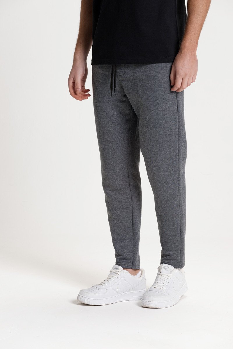 calca moletom reta alfaiataria premium verao riacci chumbo 2