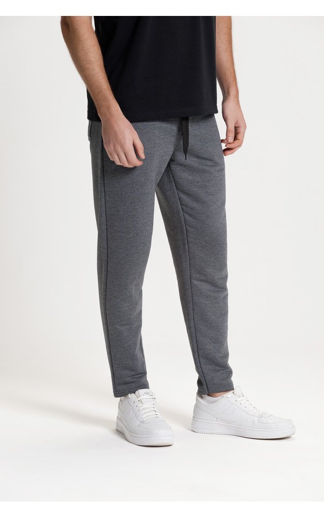 calca moletom reta alfaiataria premium verao riacci chumbo 4