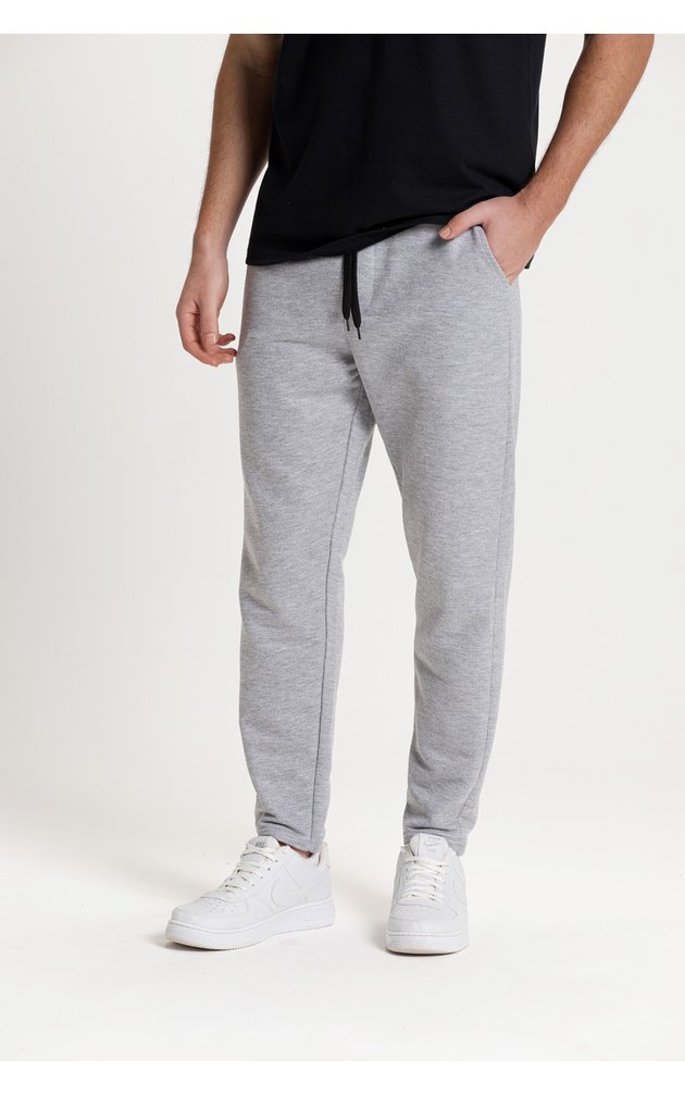 calca moletom reta alfaiataria premium verao riacci mescla 1