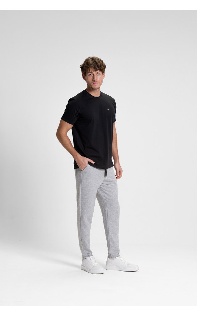 calca moletom reta alfaiataria premium verao riacci mescla 4