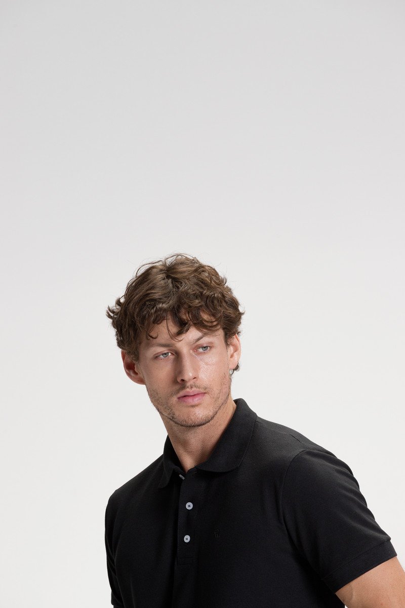 camisa polo masculina casual preto4