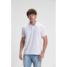 camisa polo masculina casual branco1