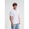 camisa polo masculina casual branco4