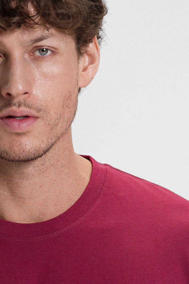 camiseta premium masculina riacci algodao bordo