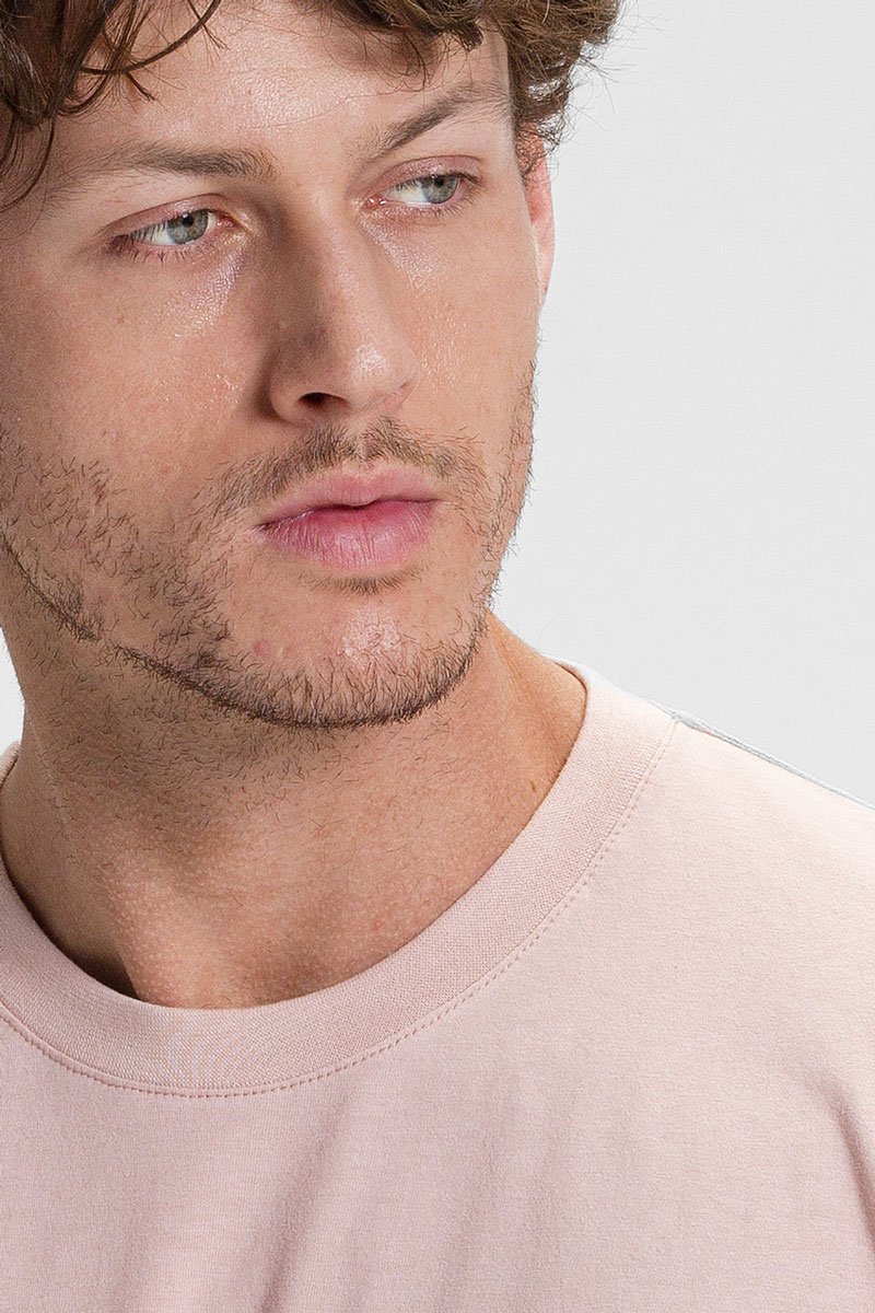 camiseta premium masculina riacci algodao rose