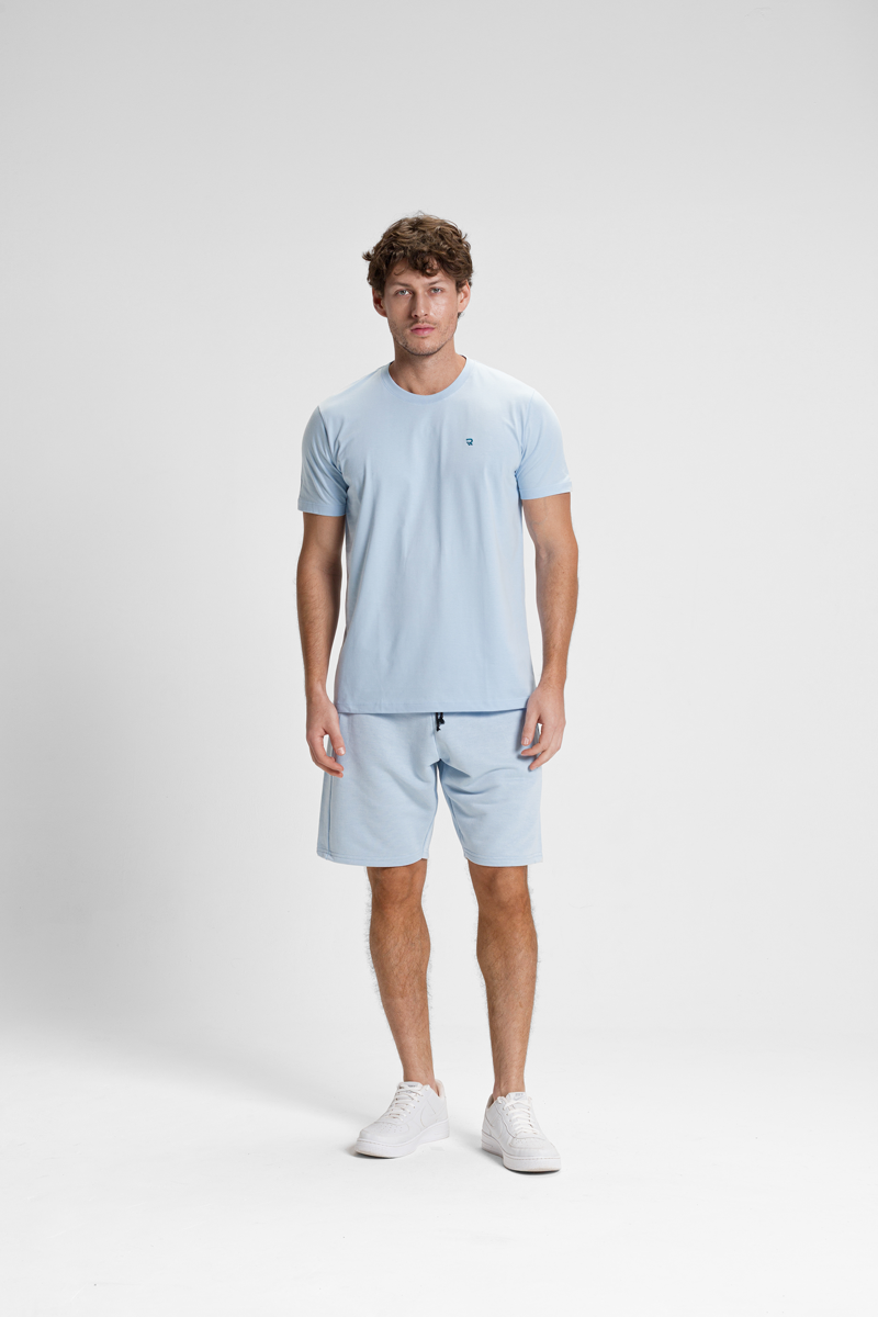 camiseta premium masculina algodao riacci azul