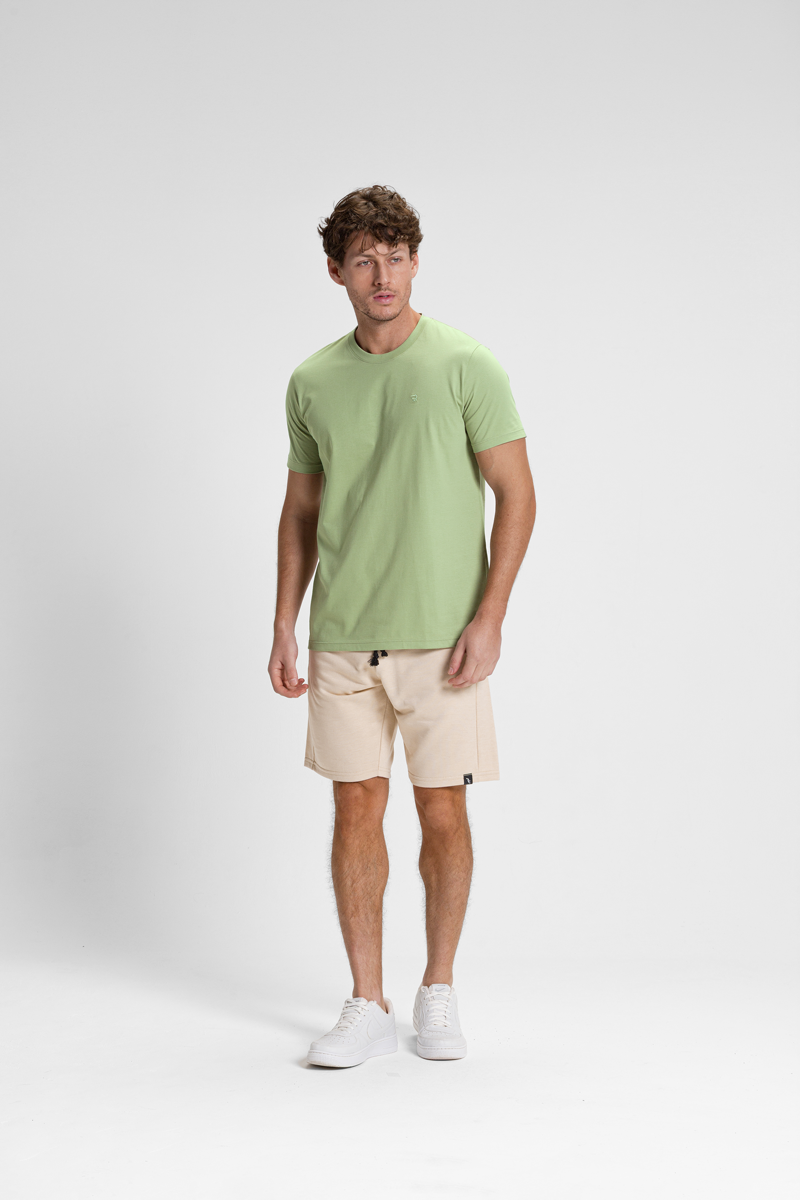 camiseta premium masculina algodao riacci verde claro