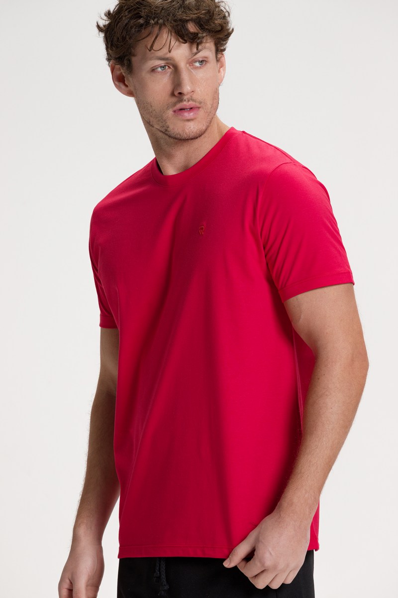 camiseta premium masculina algodao riacci vermelho2