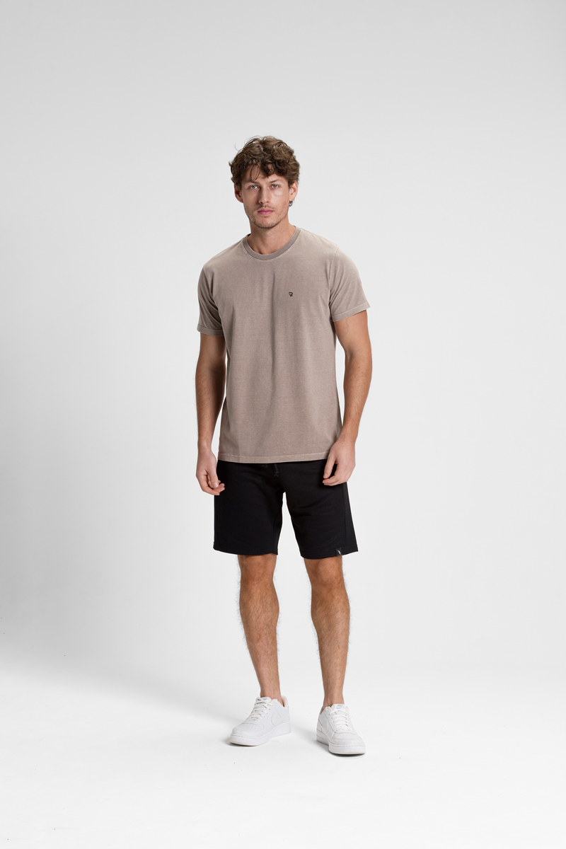 camiseta premium estonado masculina algodao riacci caqui