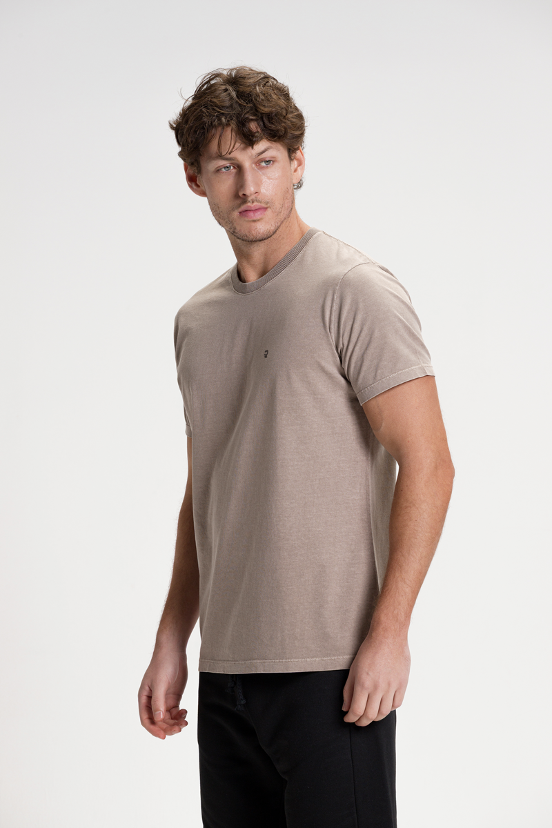 camiseta premium estonado masculina algodao riacci caqui2
