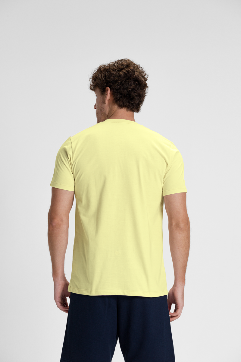 camiseta premium masculina algodao riacci amarelo1