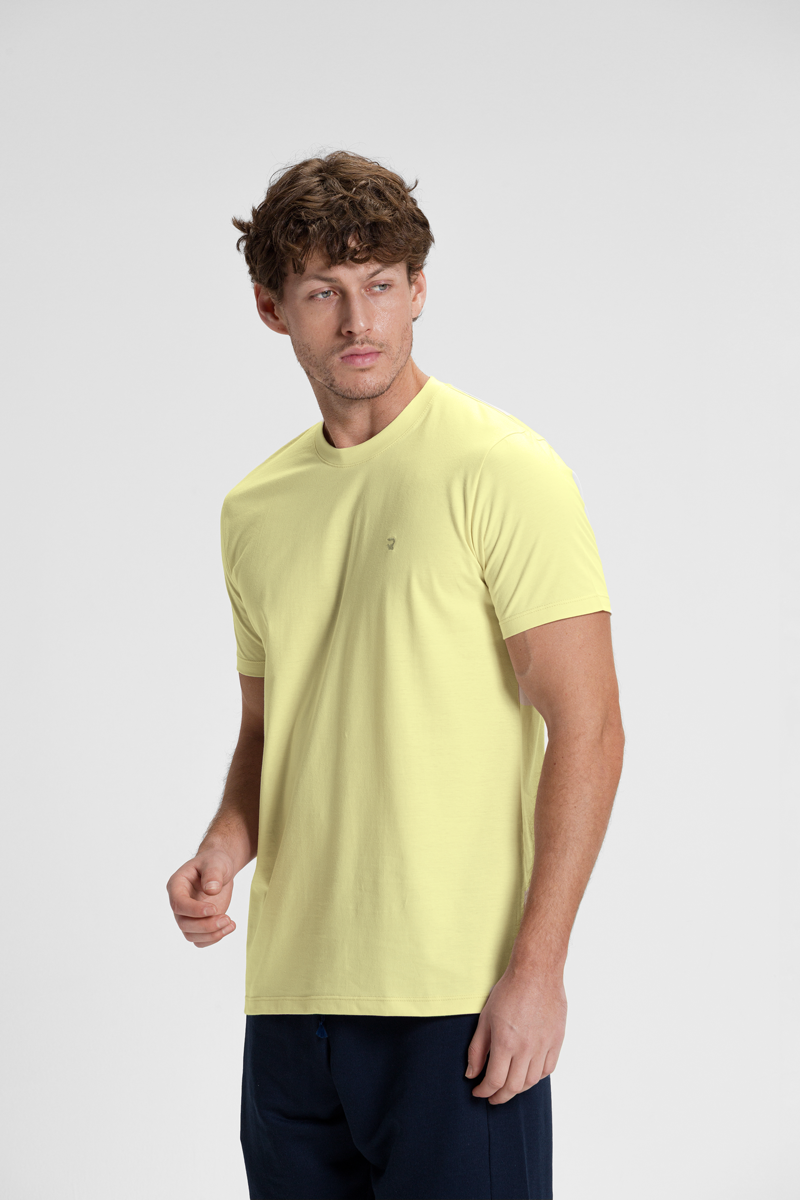 camiseta premium masculina algodao riacci amarelo2